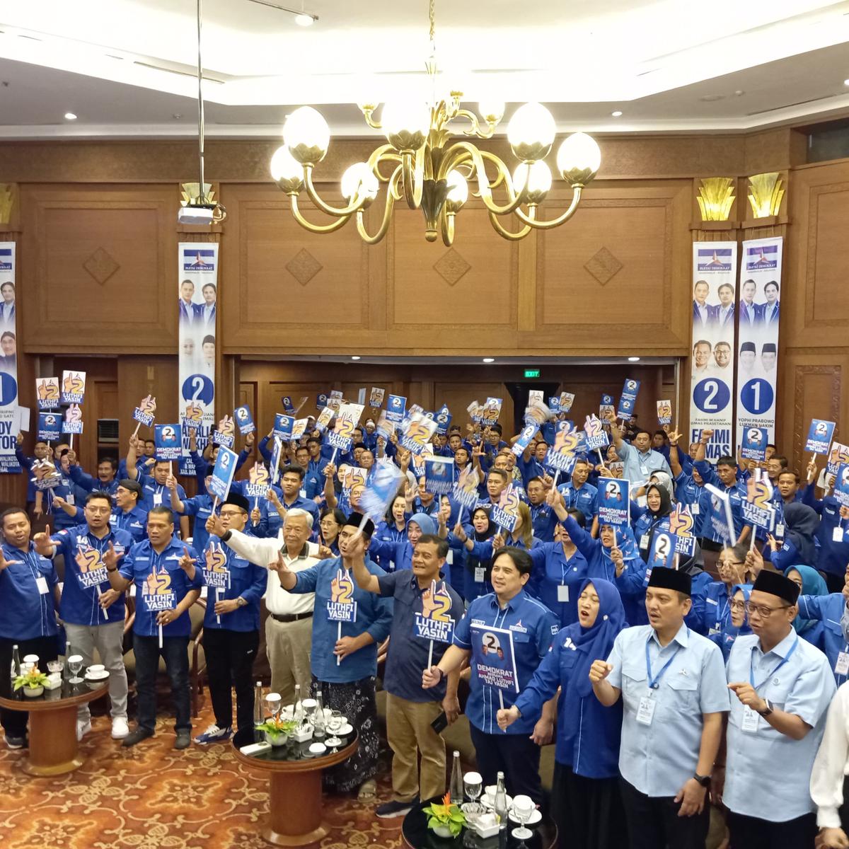 Rapat Demokrat Konsolidasi Pemenangan Ahmad Luthfi dan Taj Yasin di Semarang