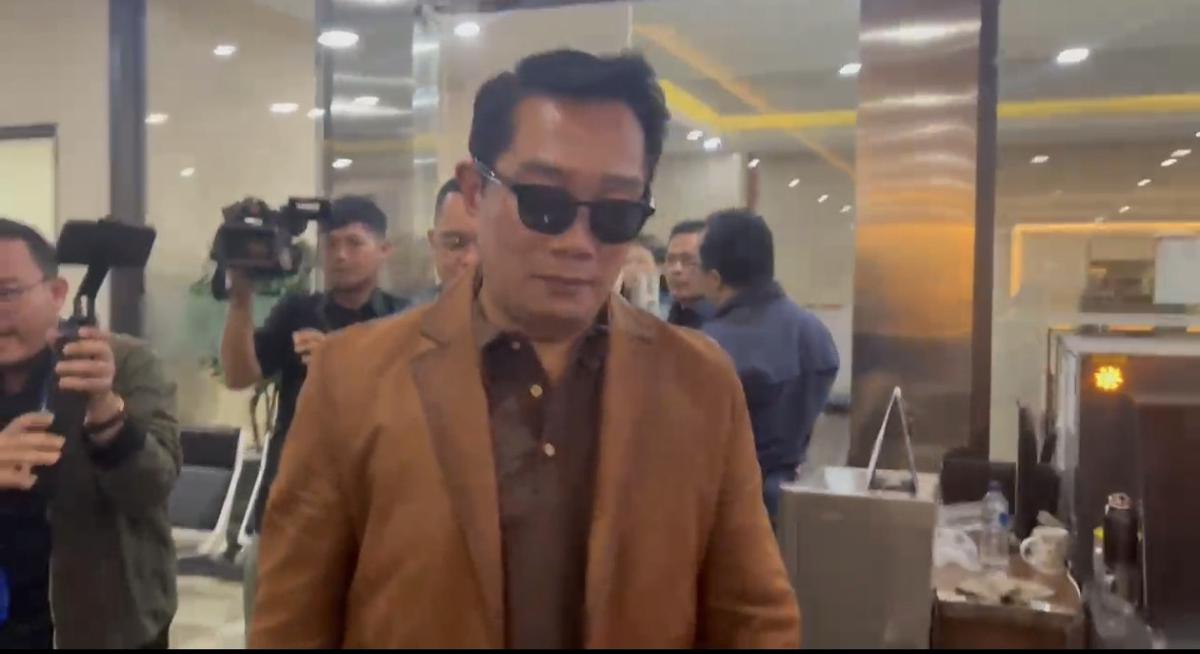 Ridwan Kamil Tiba di Bareskrim Polri untuk Jalani Tes DNA