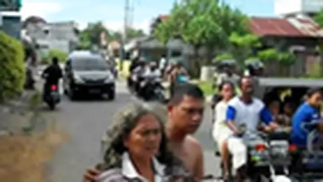 Suasana Banda Aceh Saat Gempa