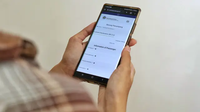 Ilustrasi cara mengisi e-Customs Declaration bea cukai