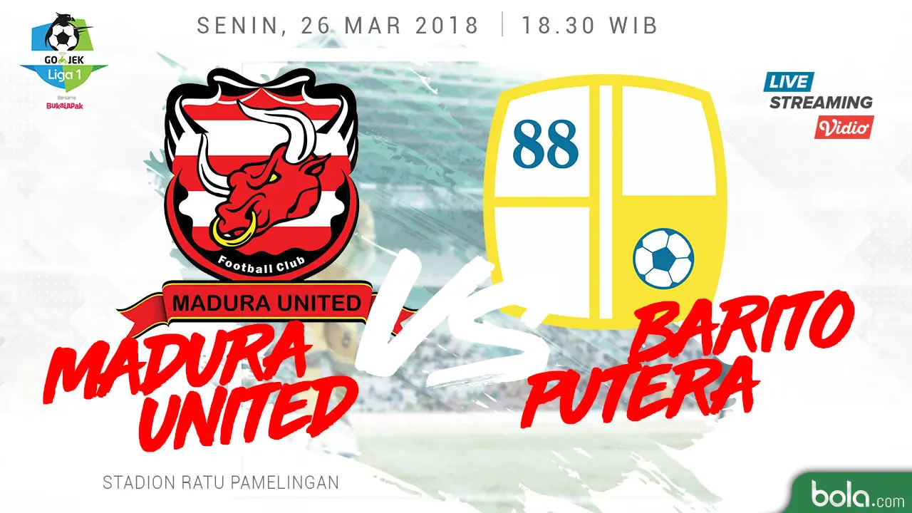 Madura United Vs Barito Putera