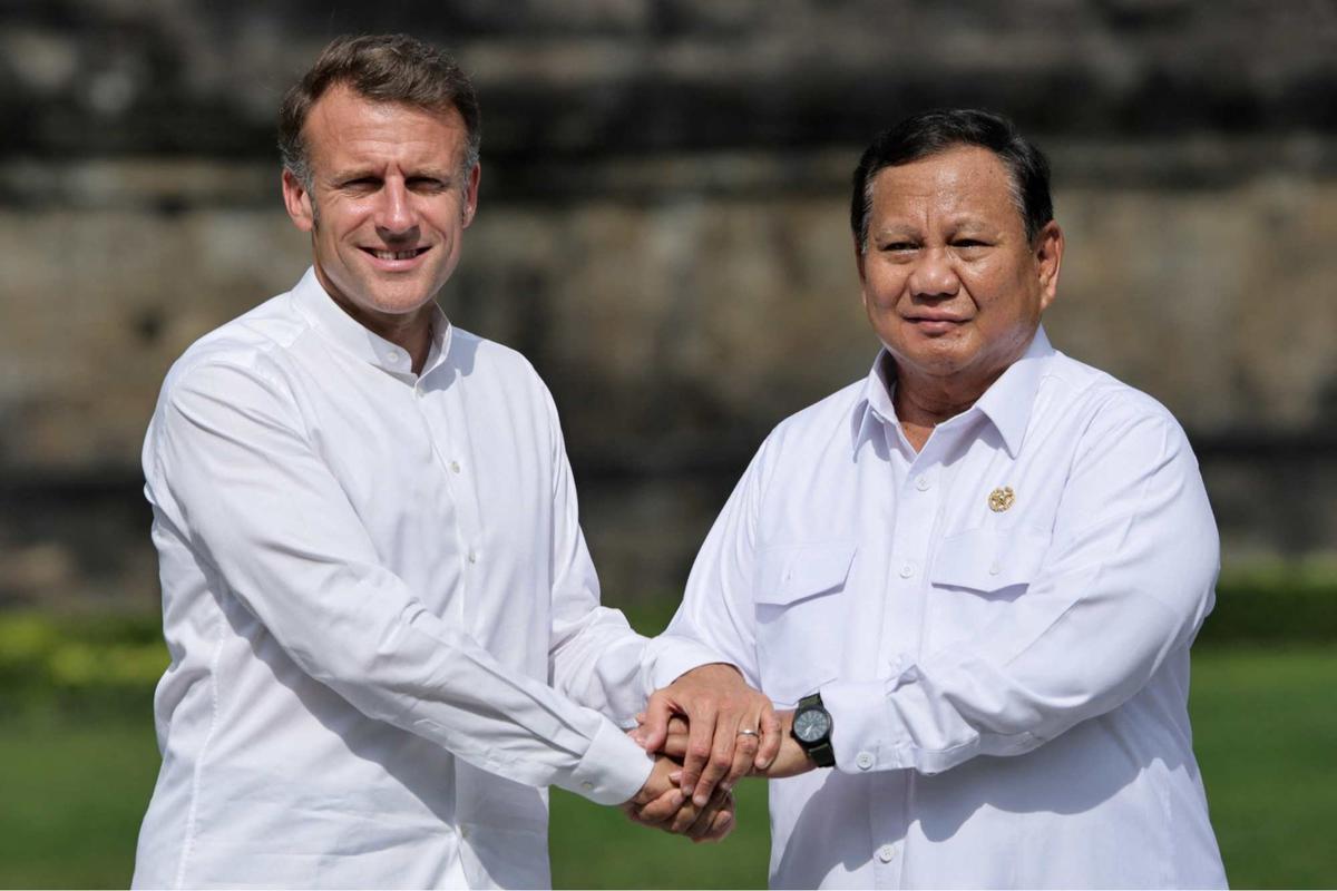 Prabowo ajak Presiden Prancis Emmanuel Macron keliling Candi Borobudur