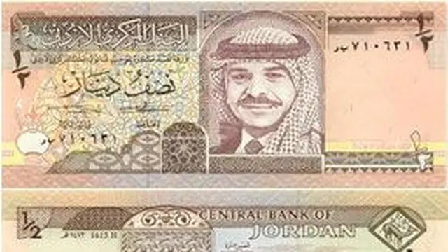 Dinar Yordania (JOD)