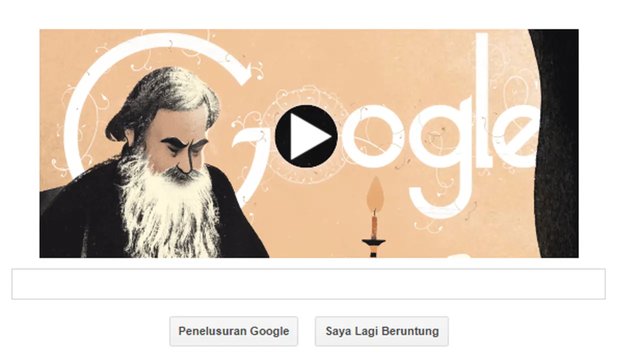 Google Kenang Hai Lahir Novelis Leo Tolstoy