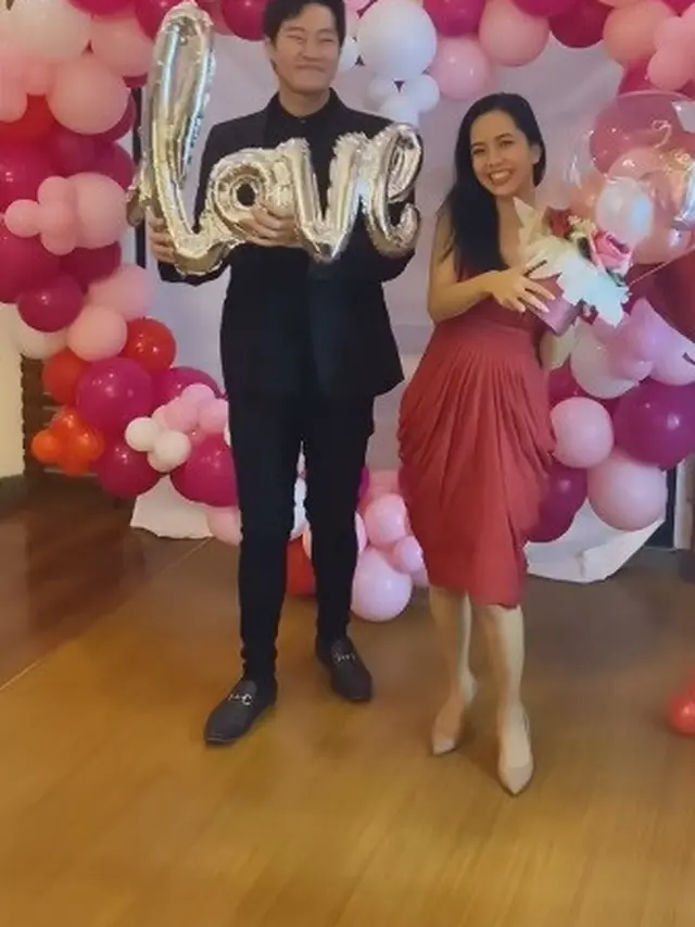 Yeslin Wang dan kekasihnya (Foto: Instagram/@yeslinwang)