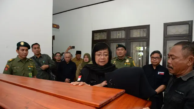 Bendera Setengah Tiang bagi 5 Petugas TN Sebangau yang Gugur Saat Bertugas