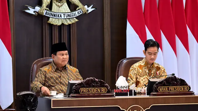 Prabowo Pimpin Sidang Kabinet Perdana di Istana Jakarta