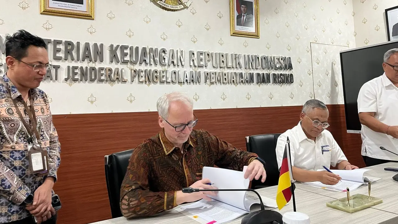 Jerman dan Indonesia teken perjanjian 200 juta Euro untuk mendukung Transisi Energi Berkeadilan. (Kedutaan Besar Jerman untuk Indonesia)