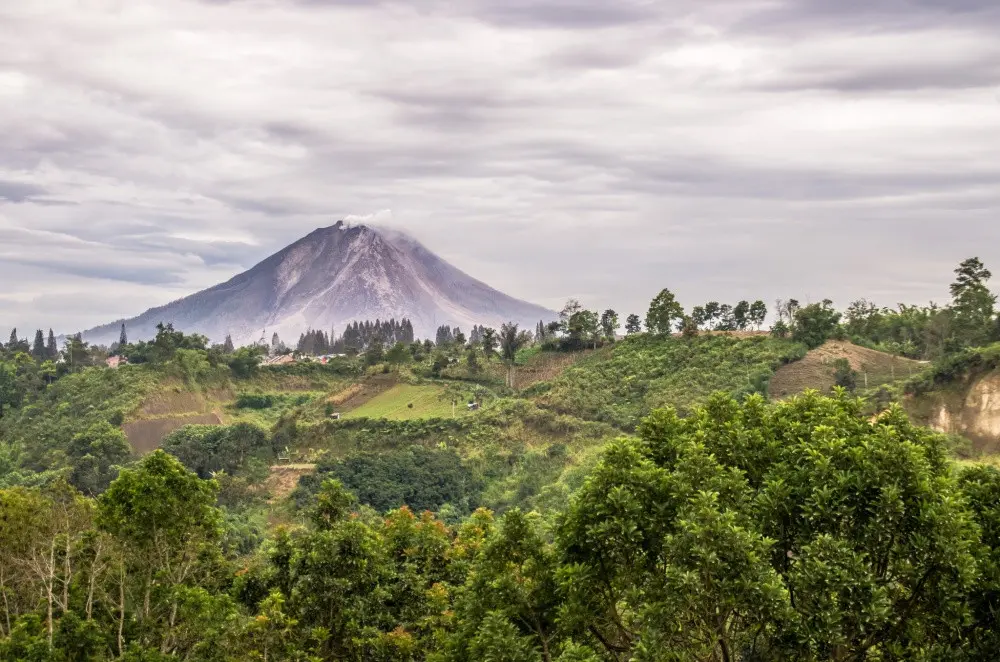 Gunung Sinabung, Indonesia. (Foto:  M.Jacobs)