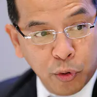 Komisi Pemberantasan Korupsi menetapkan bekas Direktur Utama PT Garuda Indonesia, Emirsyah Satar, sebagai tersangka dugaan suap pembelian pesawat Airbus A330 (AFP PHOTO / BEN STANSALL)