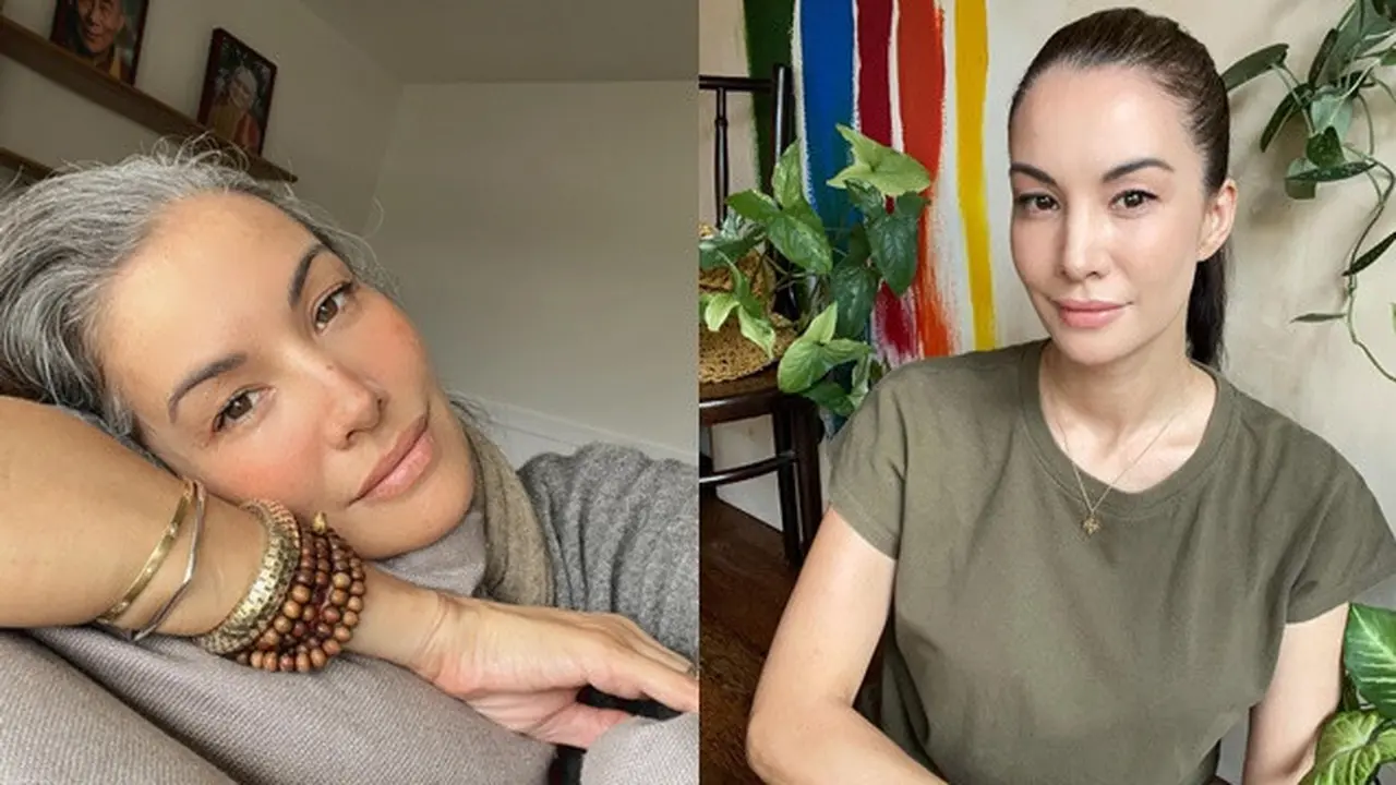 6 Potret Nadya Hutagalung Pamer Rambut Beruban, Tetap Memesona