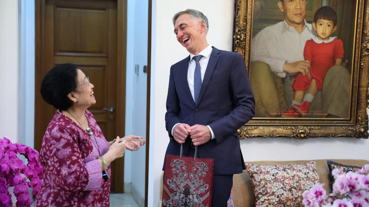 Pertemuan Megawati dengan Dubes Jerman, Bahas soal Krisis Global