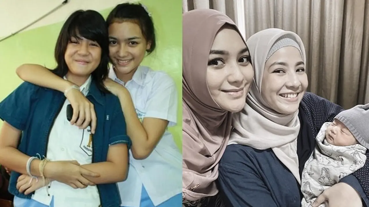 Sahabat Sejak SMA, Ini 6 Momen Natasha Rizky Gendong Bayi Citra Kirana