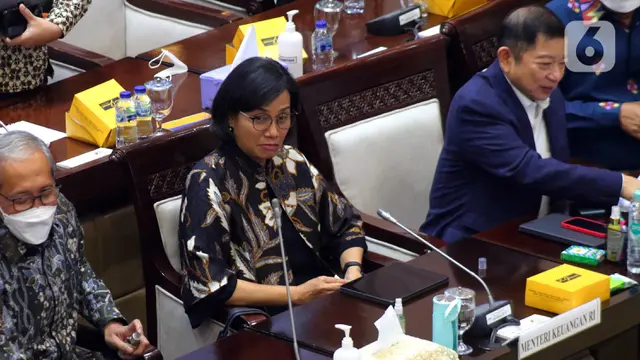 FOTO: Menkeu dan Kepala Bappenas Rapat Kerja dengan DPR Terkait RAPBN TA 2023