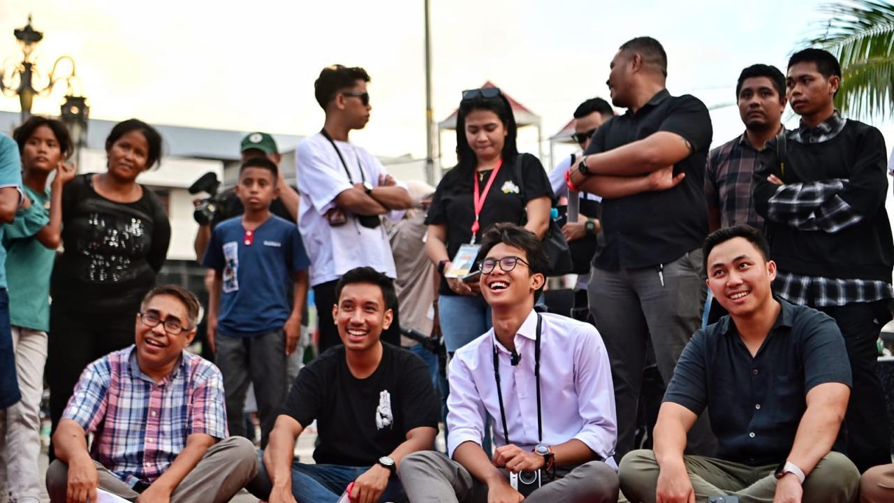 Alam Ganjar mendatangi Kopi SAa, LLBK, Kota Lama, Kupang, Nusa Tenggara Timur (NTT), Rabu (7/1) sore (Istimewa)