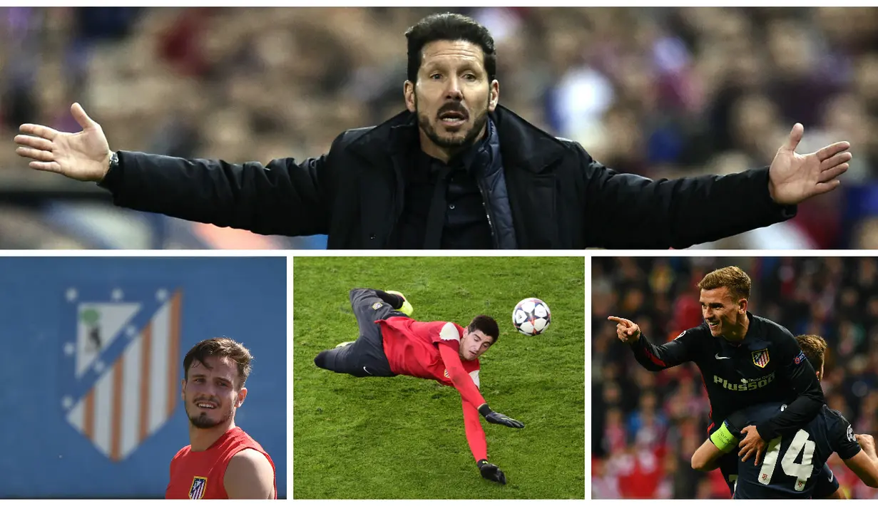 Tak hanya membawa Atletico Madrid meraih lima gelar juara, tangan dingin Diego Simeone ternyata juga mampu menelurkan beberapa pemain muda menjadi bintang. Berikut Saul Niguez dan lima pemain muda terbaik hasil didikan pelatih asal Argentina itu. (AFP)