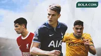 Premier League - Micky van de Ven, Dominik Szoboszlai, Pedro Neto (Bola.com/Adreanus Titus)