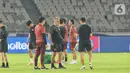 Skuad racikan Branko Ivankovic ini menargetkan finis di empat besar klasemen agar bisa mencoba peruntungan lagi merebut tiket Piala Dunia melalui putaran keempat kualifikasi. (Liputan6.com/Angga Yuniar)
