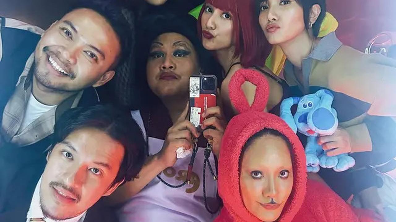 Adu Gaya 8 Couple Artis Kenakan Kostum Ikonik TV Show 90an di Ulang Tahun Geng Aries, Tara Basro Jadi Teletubbies-Febby Rastanty Tersayang