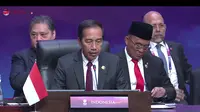 Presiden Jokowi dalam pidato pembukaan di 20th ASEAN-China Summit sebagai rangkaian KTT ke-43 ASEAN, Rabu (6/9/2023). (Youtube Sekretariat Presiden)
