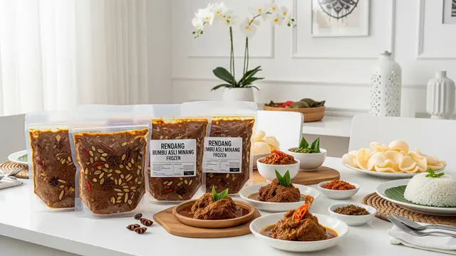 Rendang Frozen dengan Bumbu Asli Minang