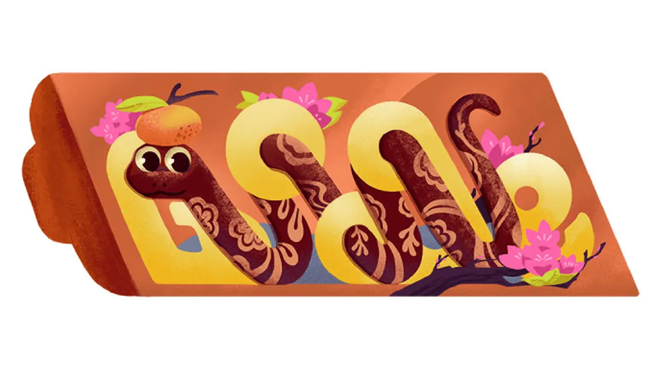 Google Doodle Rayakan Tahun Ular dengan Sentuhann Game Klasik