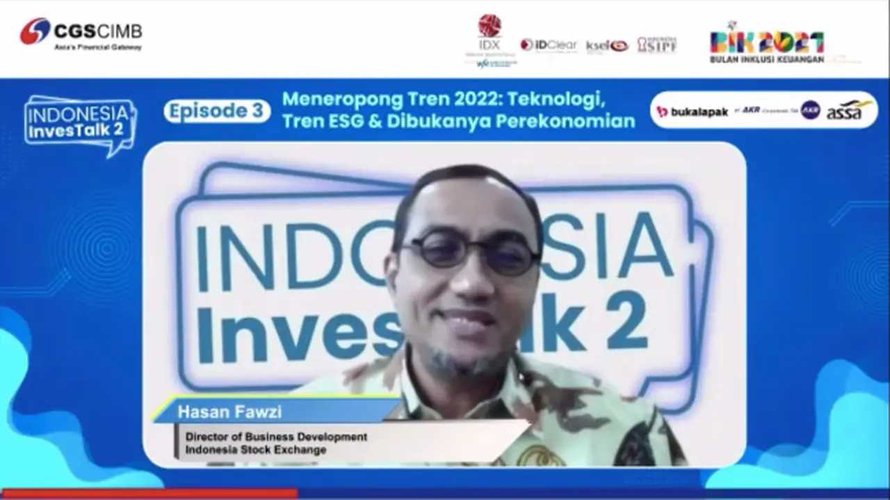 Direktur Pengembangan BEI Hasan Fawzi (Dok: tangkapan layar/Pipit I.R)