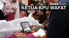 Ustad Yusuf Mansur memimpin doa dan meminta para sahabat memaafkan segala kesalahan almarhum selama hidup.