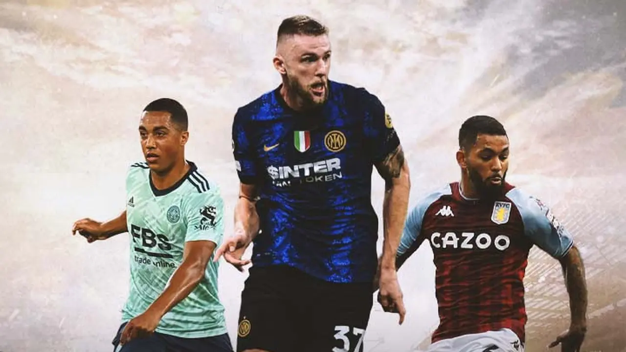 Ilustrasi - Youri Tielemans, Milan Skriniar, Douglas Luiz