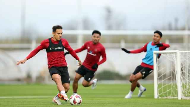 Foto: Jelang Uji Coba Menghadapi Libya, Timnas Indonesia Asuhan Shin Tae-yong Geber Latihan di Turki