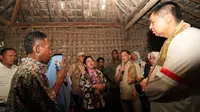 Mendagri dan Menteri Ara Temui Penerima Bantuan Bedah Rumah di Bantul