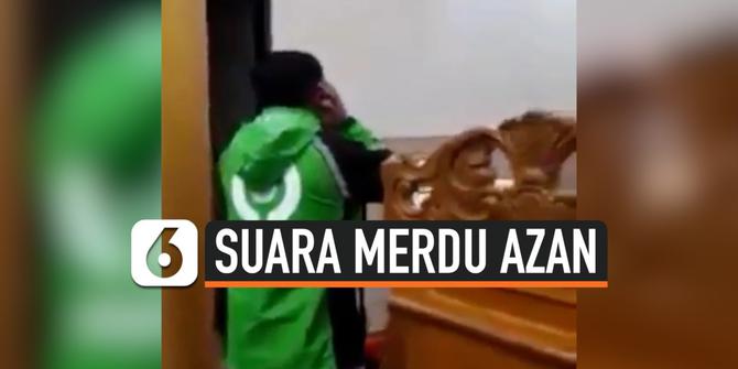 VIDEO: Viral, Suara Merdu Driver Ojol Kumandangkan Azan