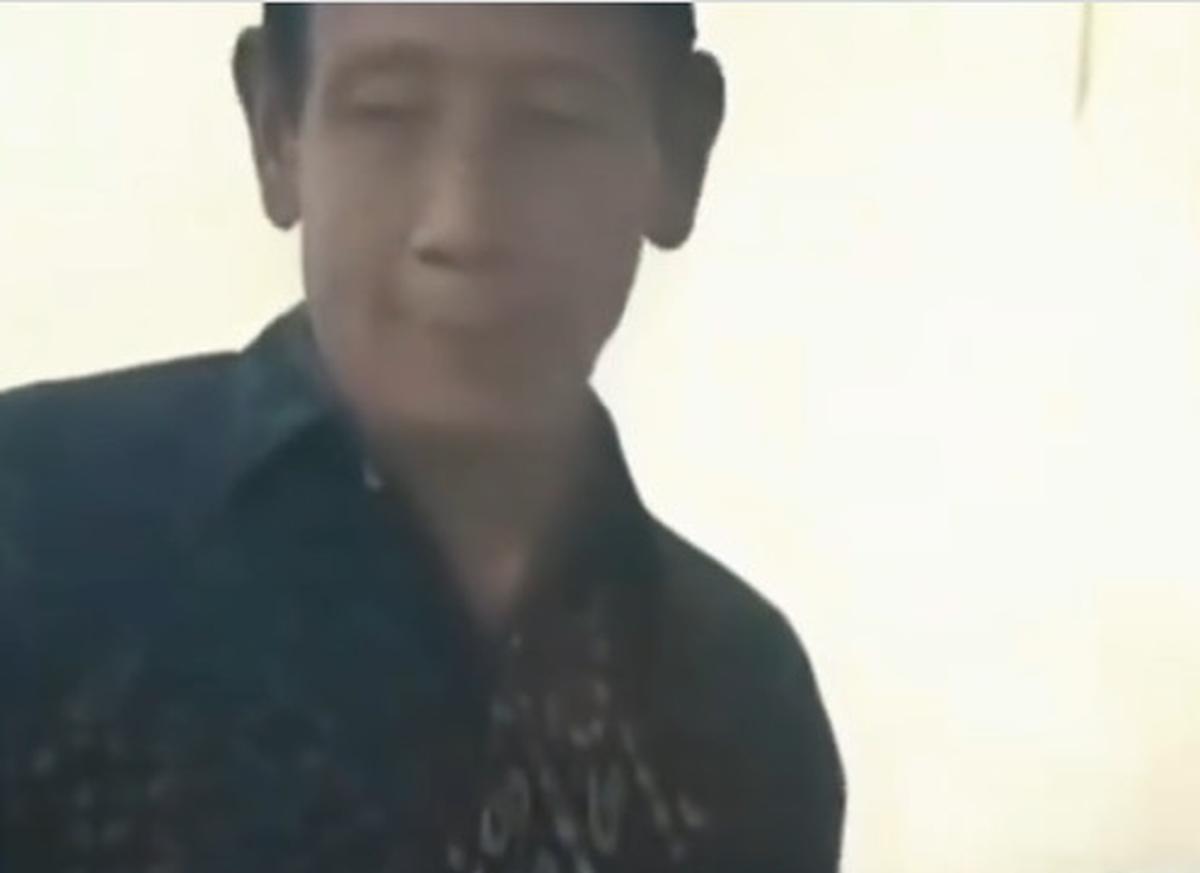 TNI penganoaya kepsek di lamongan minta maaf. (tangkapan layar video).
