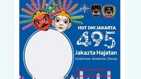 Link Twibbon Ulang Tahun Jakarta 2022. (www.twibbonize.com)