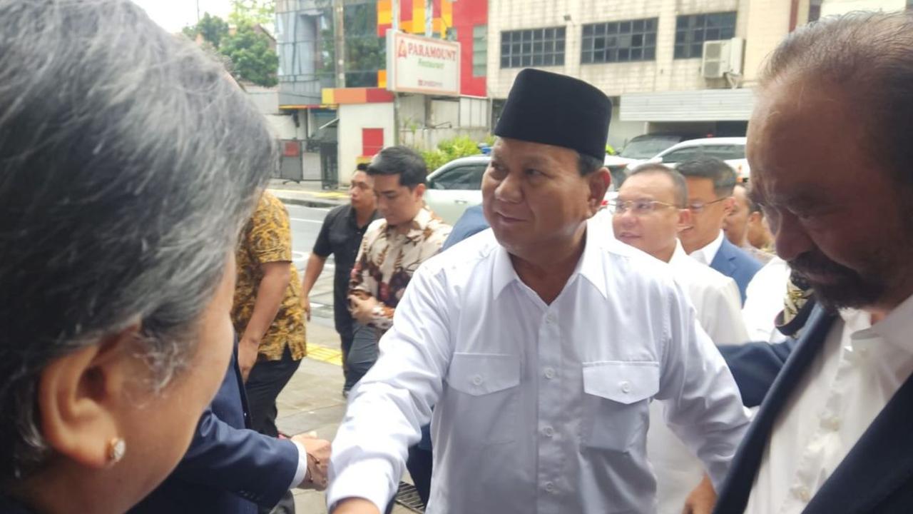 Sekjen Partai NasDem Hermawi Taslim mengatakan, pertemuan Prabowo dan Surya Paloh merupakan momentum silaturahmi.&nbsp;<br>