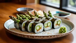 Resep Asparagus Sushi Tempura yang Renyah dan Segar