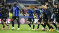 Selanjutnya, Inter Milan akan menghadapi AC Milan di babak semifinal. (AP Photo/Luca Bruno)