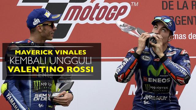 Berita video Maverick Vinales yang kembali ungguli rekan setim Movistar Yamaha, Valentino Rossi, dengan menjadi juara di Argentina.