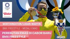 Berita video highlights aksi-aksi dari peraih medali emas di cabang olahraga baru Olimpiade, BMX Freestyle, untuk nomor putri dan putra, Minggu (1/8/2021) pagi hari WIB.