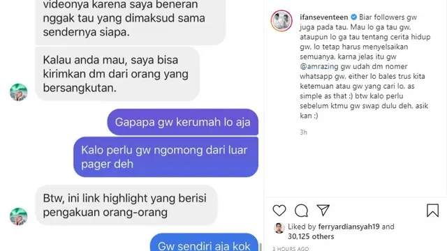 Ifan Seventeen (Foto: Instagram/@ifanseventeen)