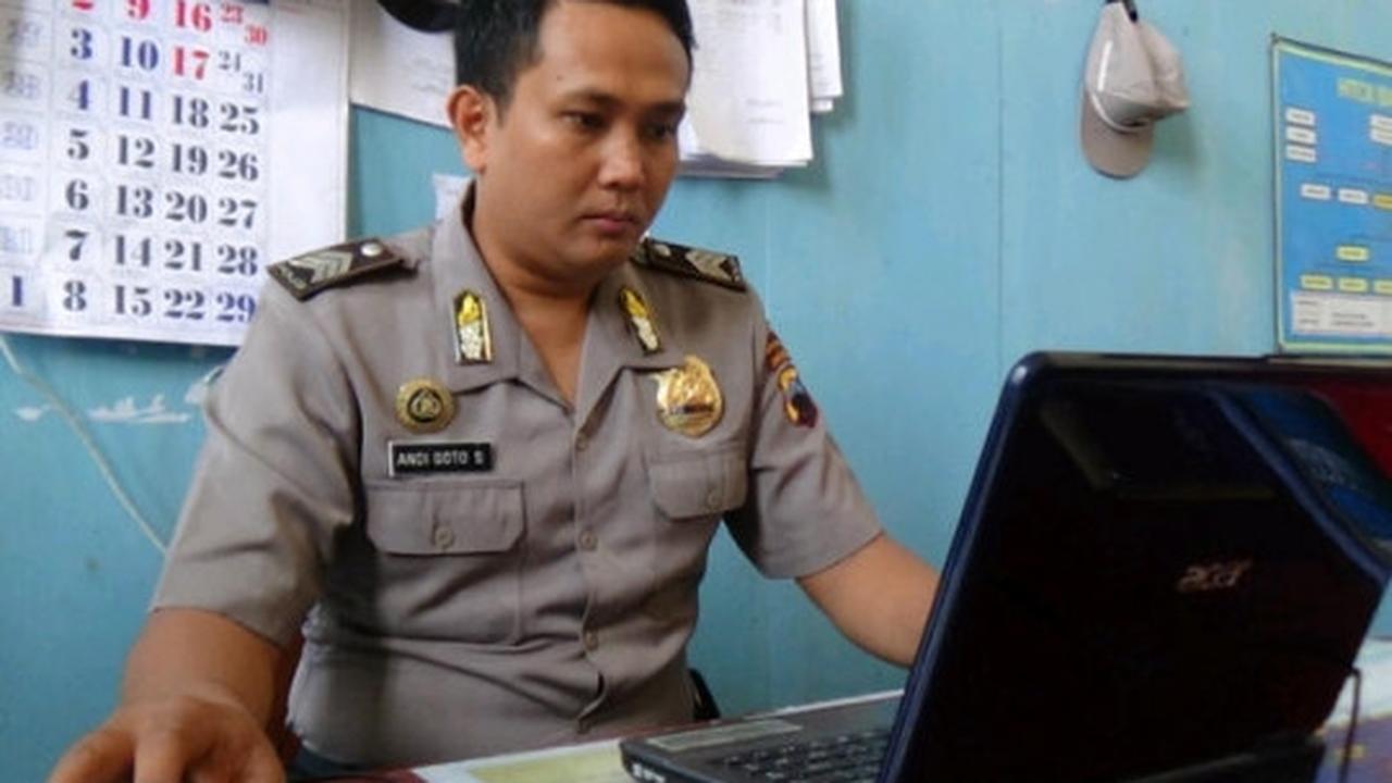 Ini polisi di Magelang yang bernama unik Andy Go To School