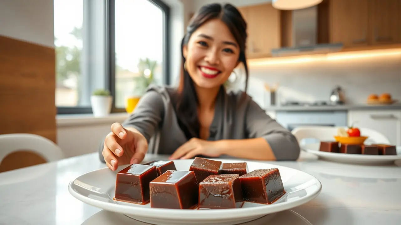 cara membuat nutrijel coklat