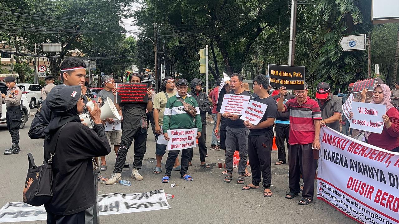 Pedagang Pasar Barito Tolak Direlokasi, Tuntut Dialog dengan Gubernur Pramono