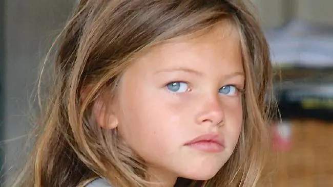 Model cantik Lena-Rose Blondeau saat berusia 4 tahun. (Vogue)