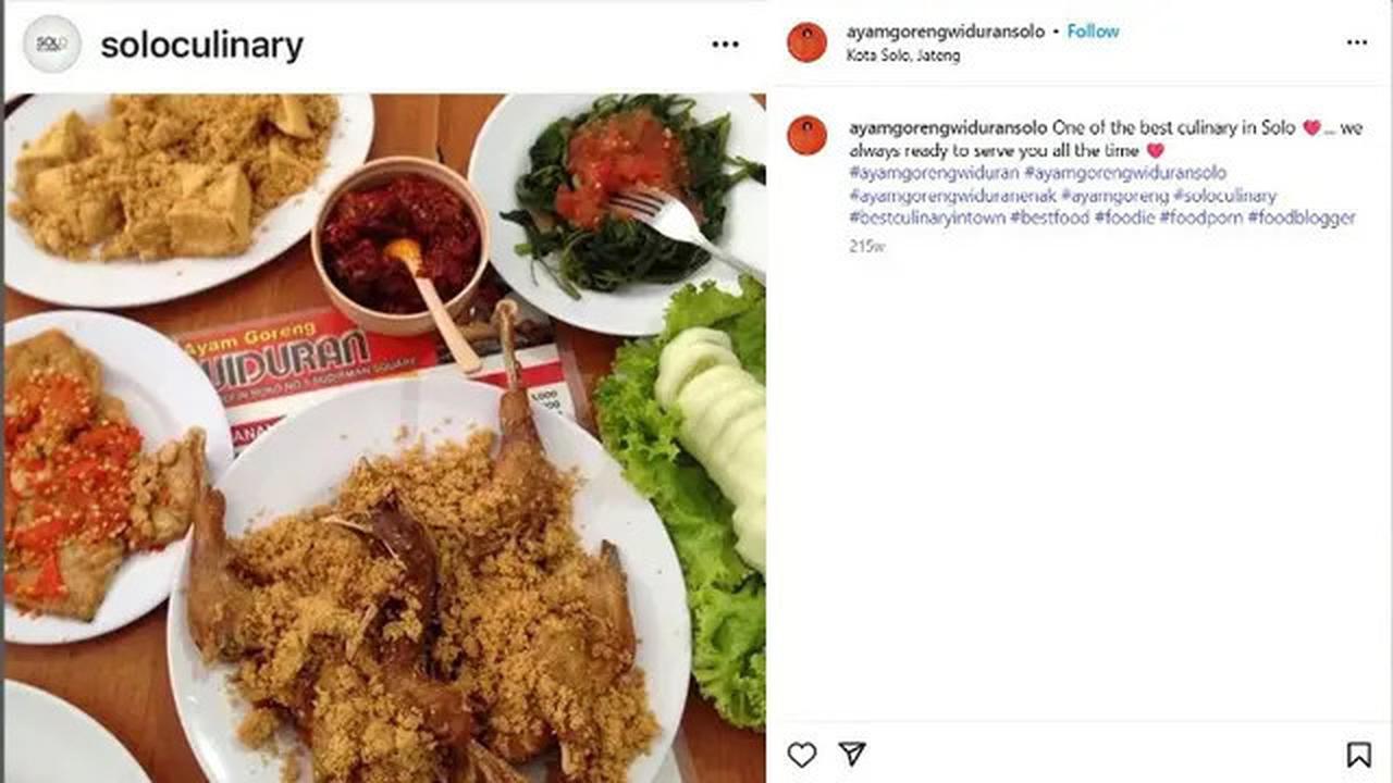Viral Usai Mengaku Non-Halal Setelah 52 Tahun, Restoran Ayam Goreng Widuran Solo Bikin Permintaan Maaf