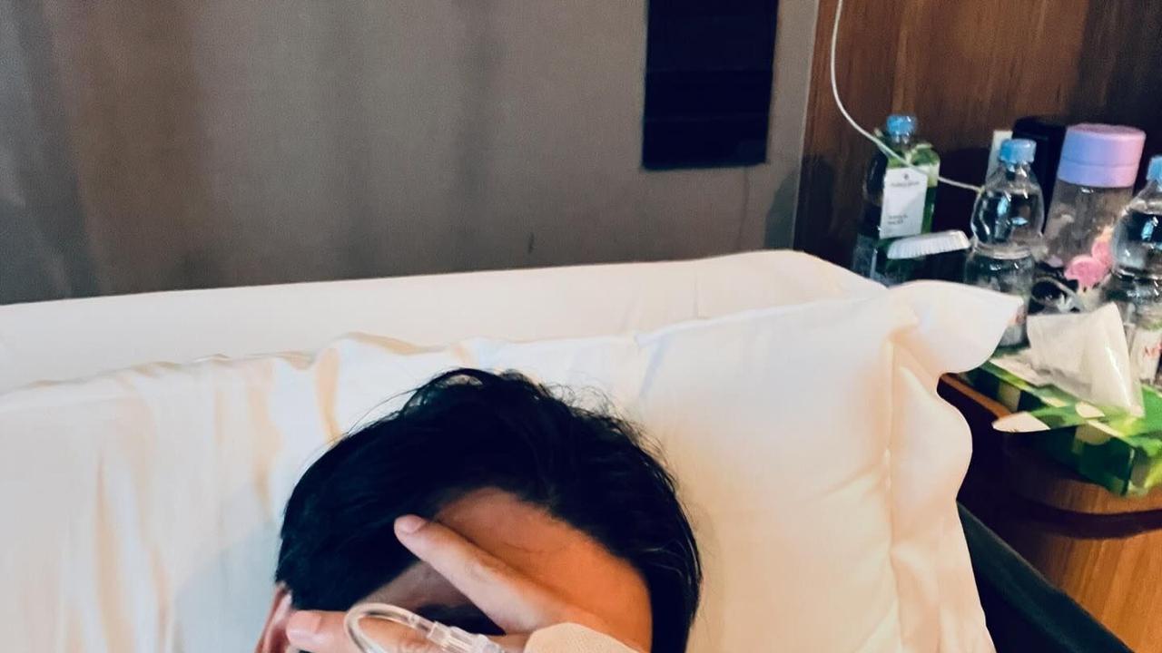 Ricky Harun saat Dirawat di Rumah Sakit