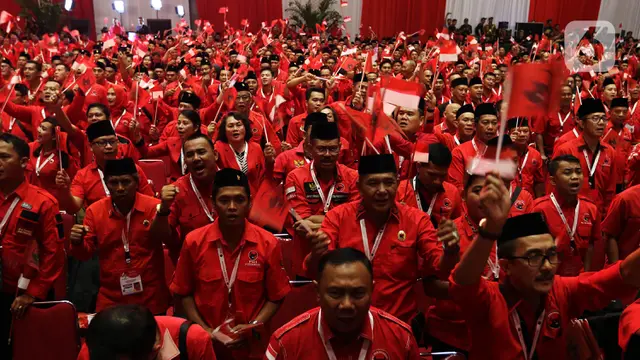 Suasana Pembukaan Rakernas dan HUT PDIP