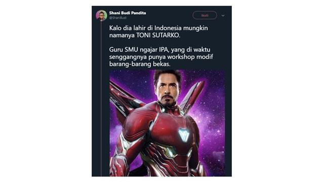 Nama Lengkap Pahlawan Avengers Kalau Lahir di Indonesia