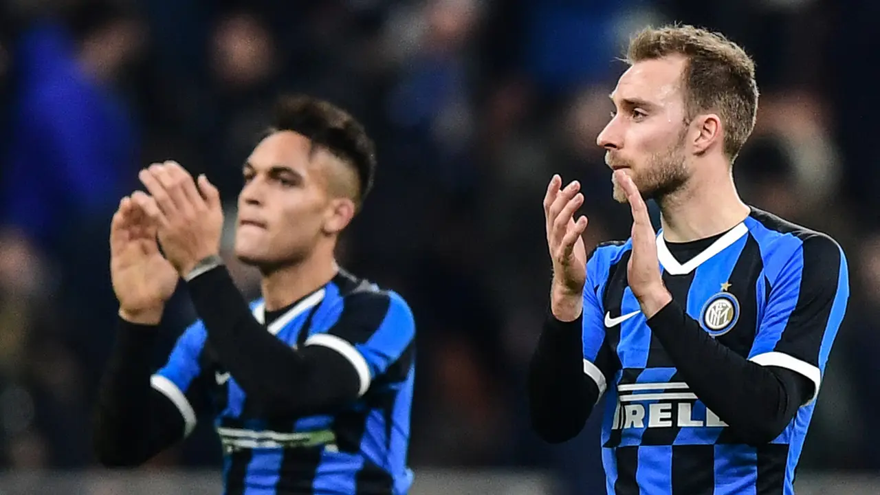 Aksi Christian Eriksen Saat Debut Bersama Inter Milan