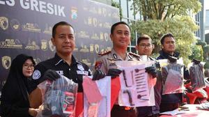 Polres Gresik Bongkar Sindikat Curanmor Lintas Wilayah
